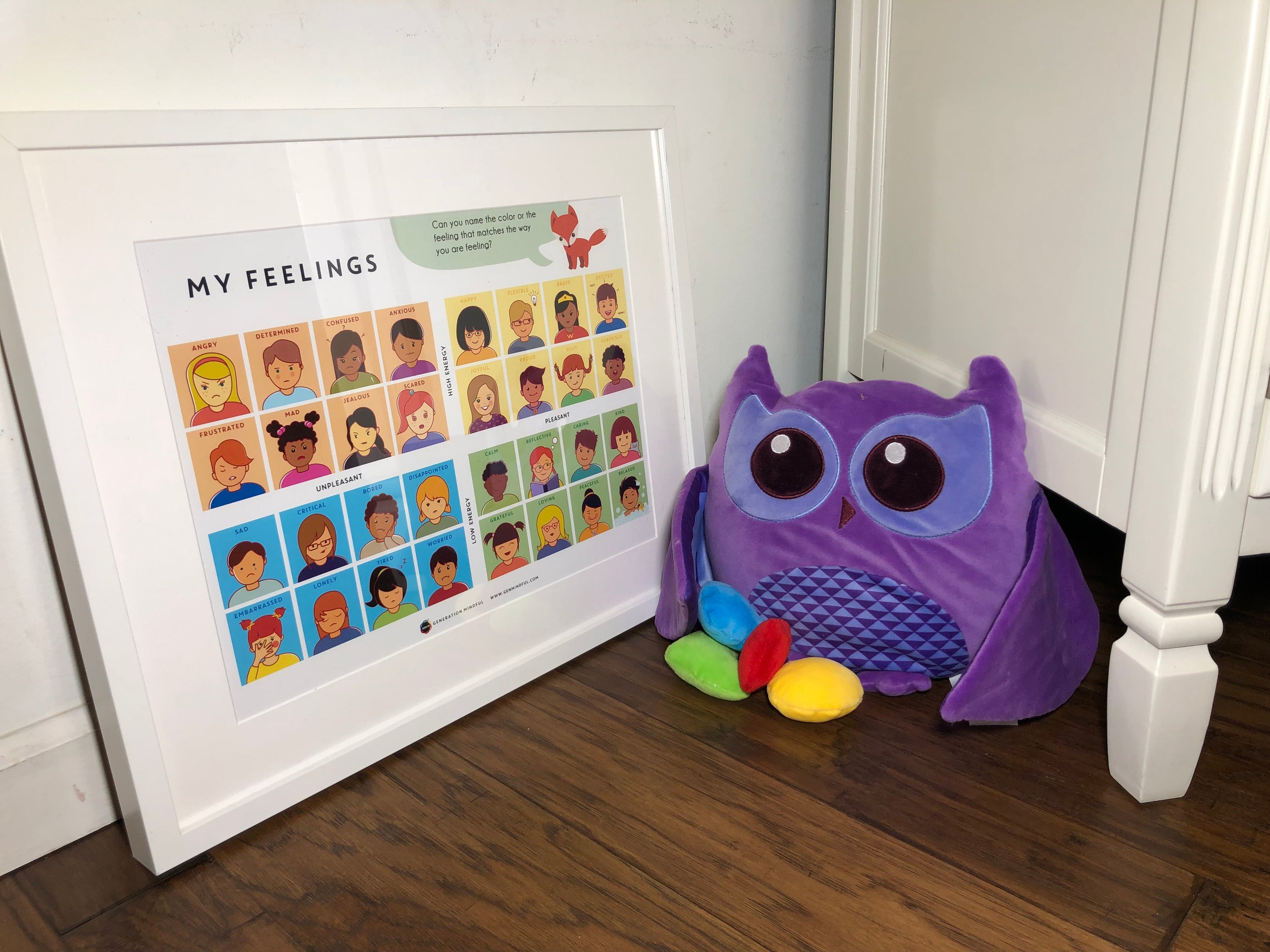 SnugglelBuddies Plush Owl and Time-In-Toolkit Poster