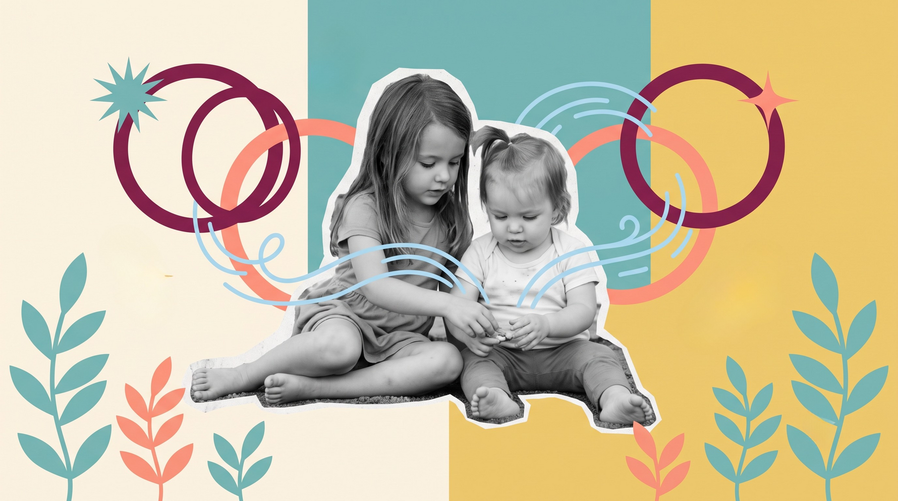 Preschooler Teaches Her Younger Sister About Emotions While Learning To Manage Her Own