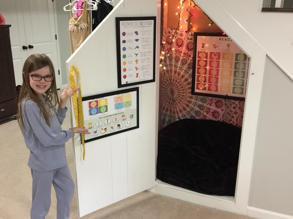 calming spaces for 8 year old girls alike