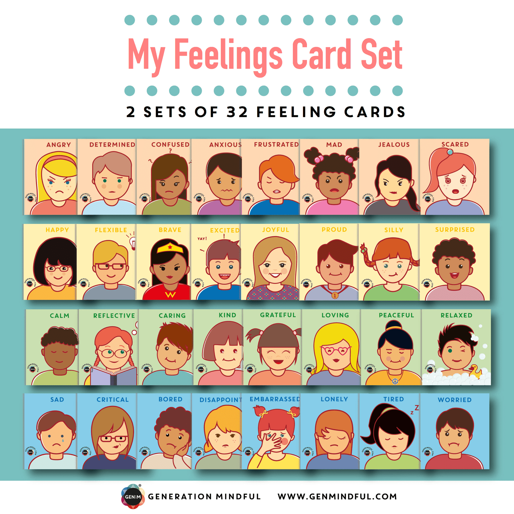 my feelings card set