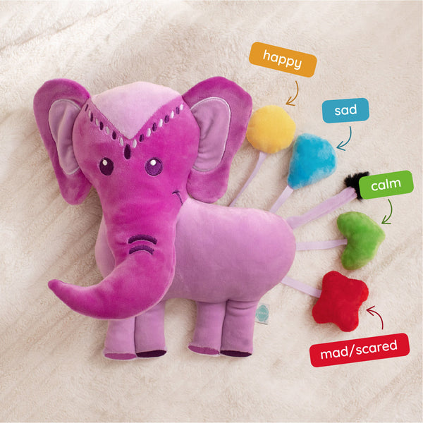 Violet Elephant SnuggleBuddies Emotions Plush – Generation Mindful