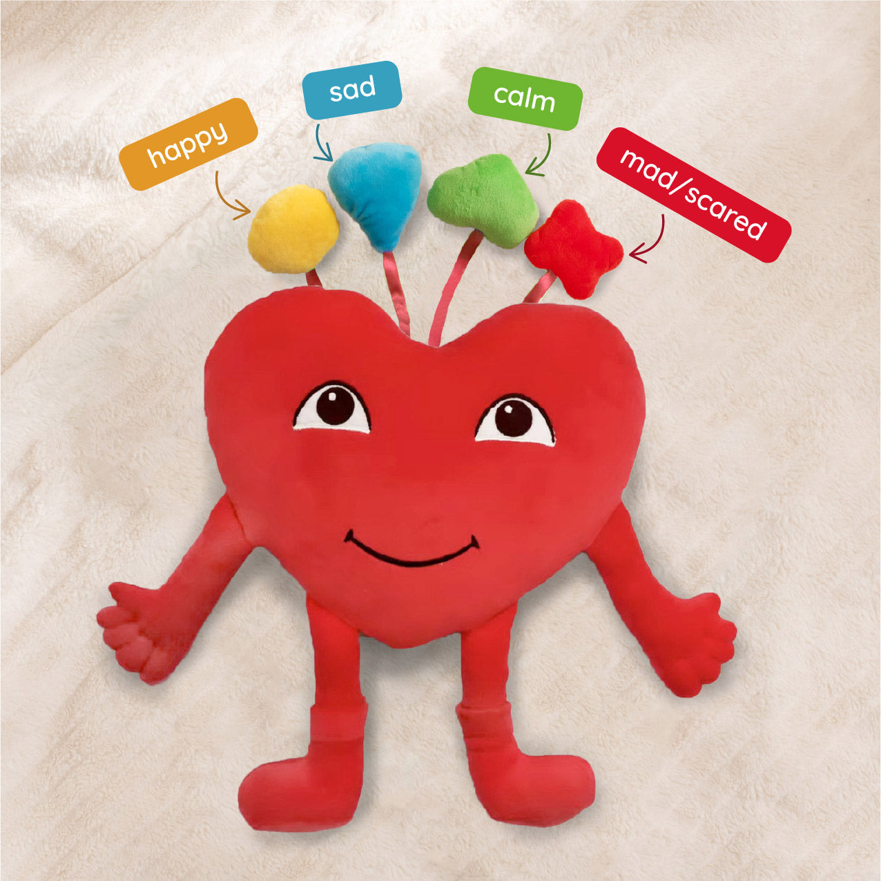 Heart SnuggleBuddies Emotions Plush & Book Bundle – Generation Mindful